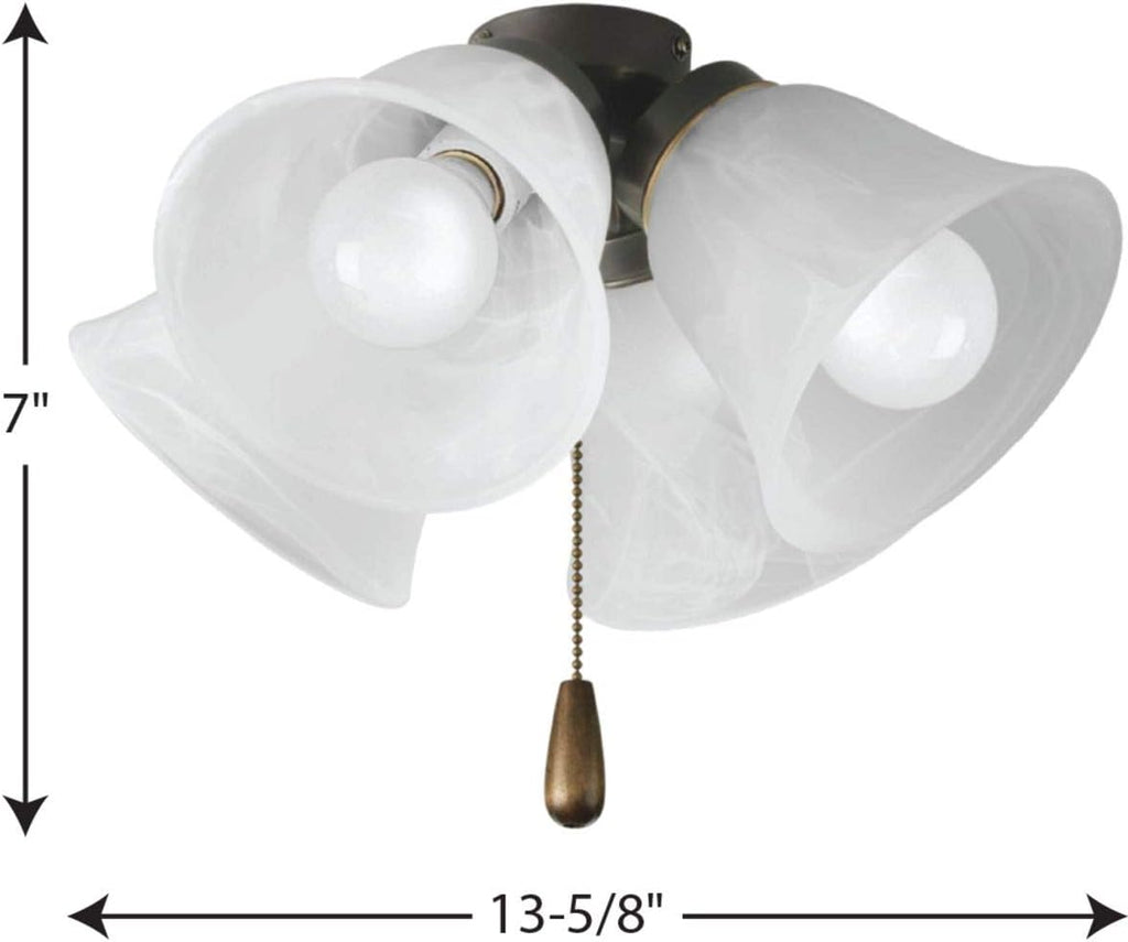 Antique Bronze Ceiling Fan Light Kit