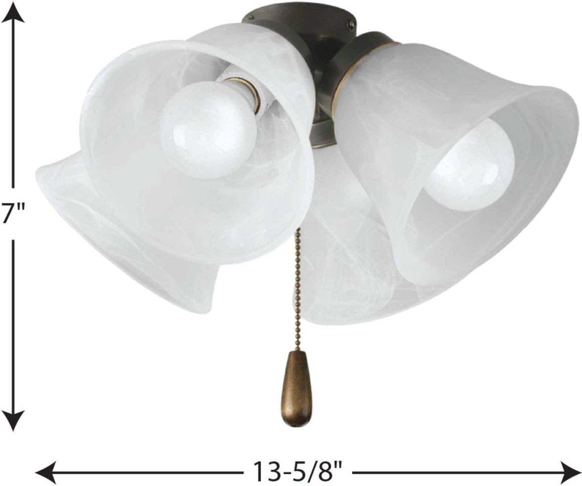 Antique Bronze Ceiling Fan Light Kit