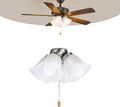 Brushed Nickel Ceiling Fan Light Kit