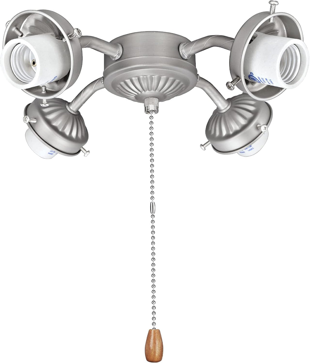 Brushed Nickel Ceiling Fan Light Kit