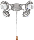 Brushed Nickel Ceiling Fan Light Kit