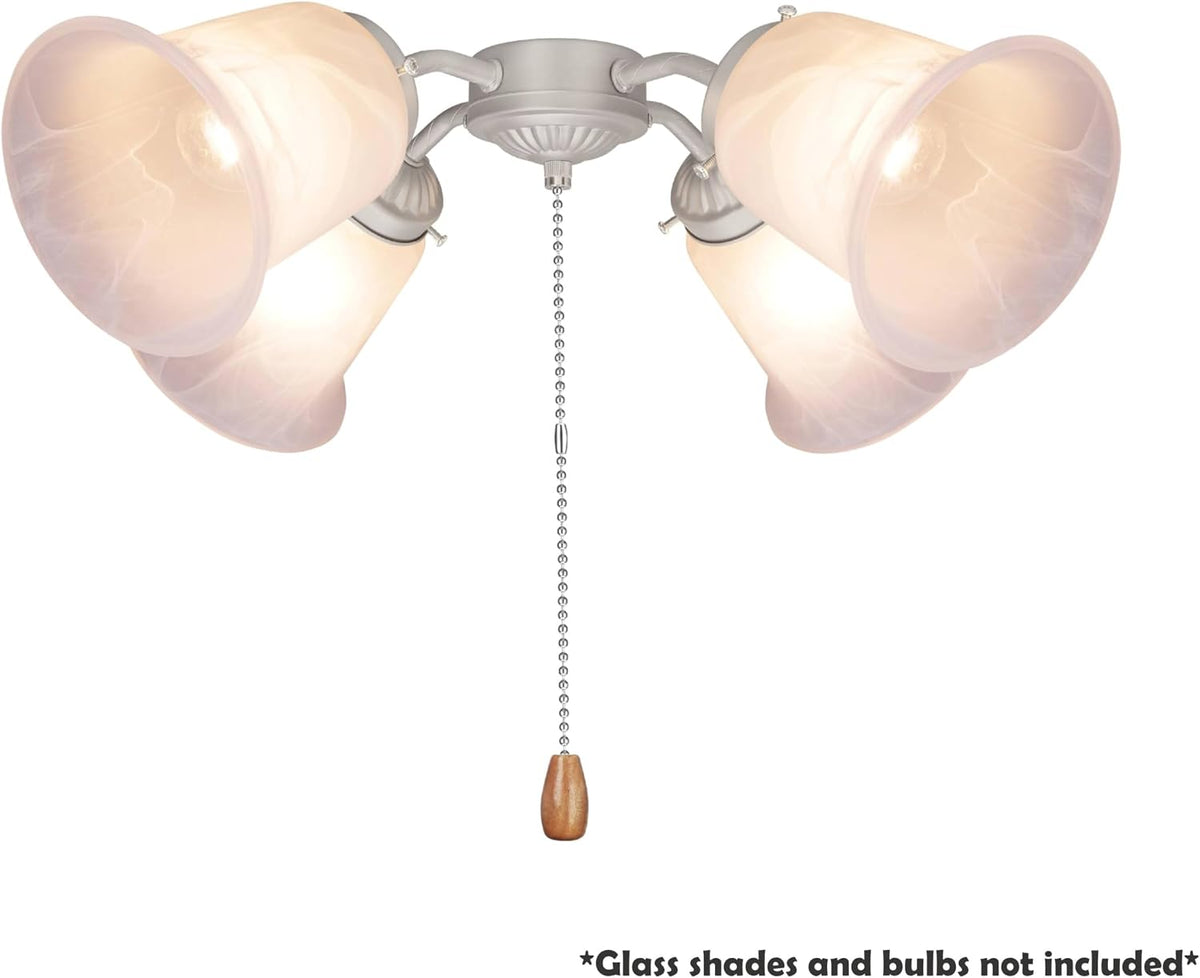 Brushed Nickel Ceiling Fan Light Kit
