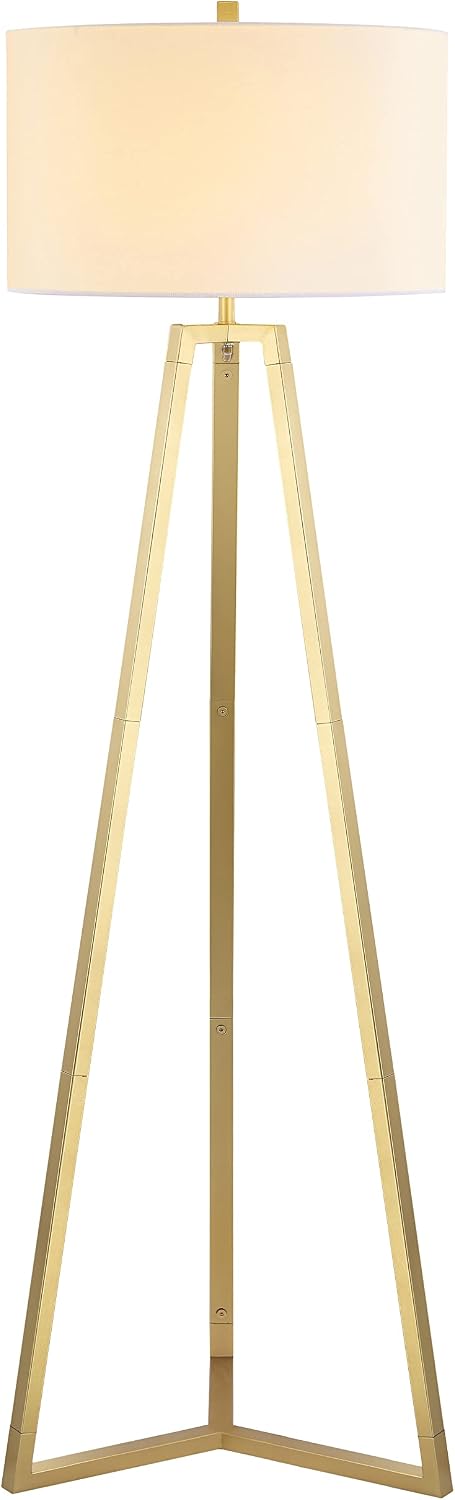 Contemporary Gold Tripod LED Floor Lamp Included Bulb