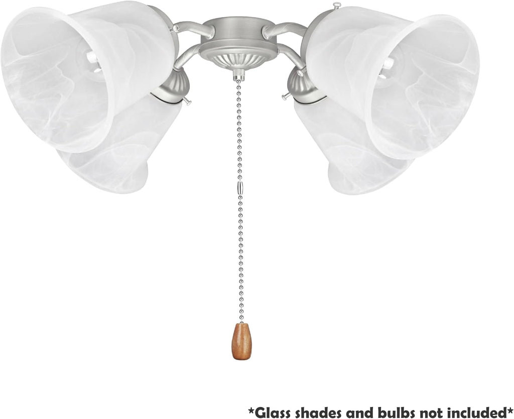 Brushed Nickel Ceiling Fan Light Kit