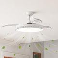 Retractable Ceiling Fan With Light Remote