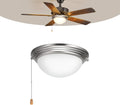 Brushed Nickel Fan Light Replacement Kit