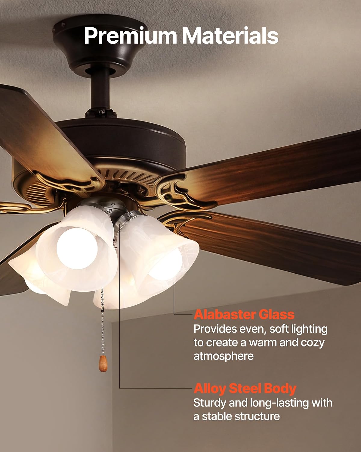 Brushed Nickel Ceiling Fan Light Kit