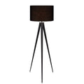 Modern Metal Tripod LED Floor Lamp Drum Shade