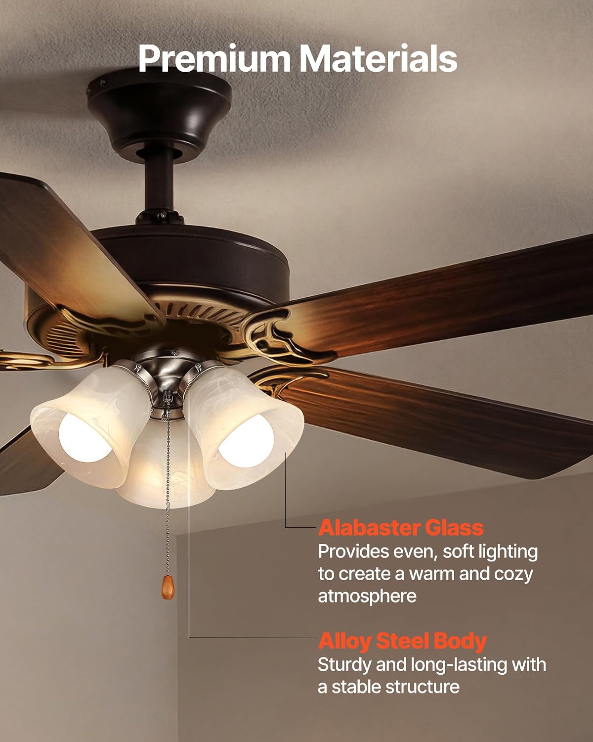 Brushed Nickel Ceiling Fan Light Kit