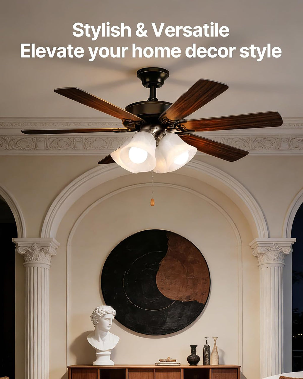 Brushed Nickel Ceiling Fan Light Kit