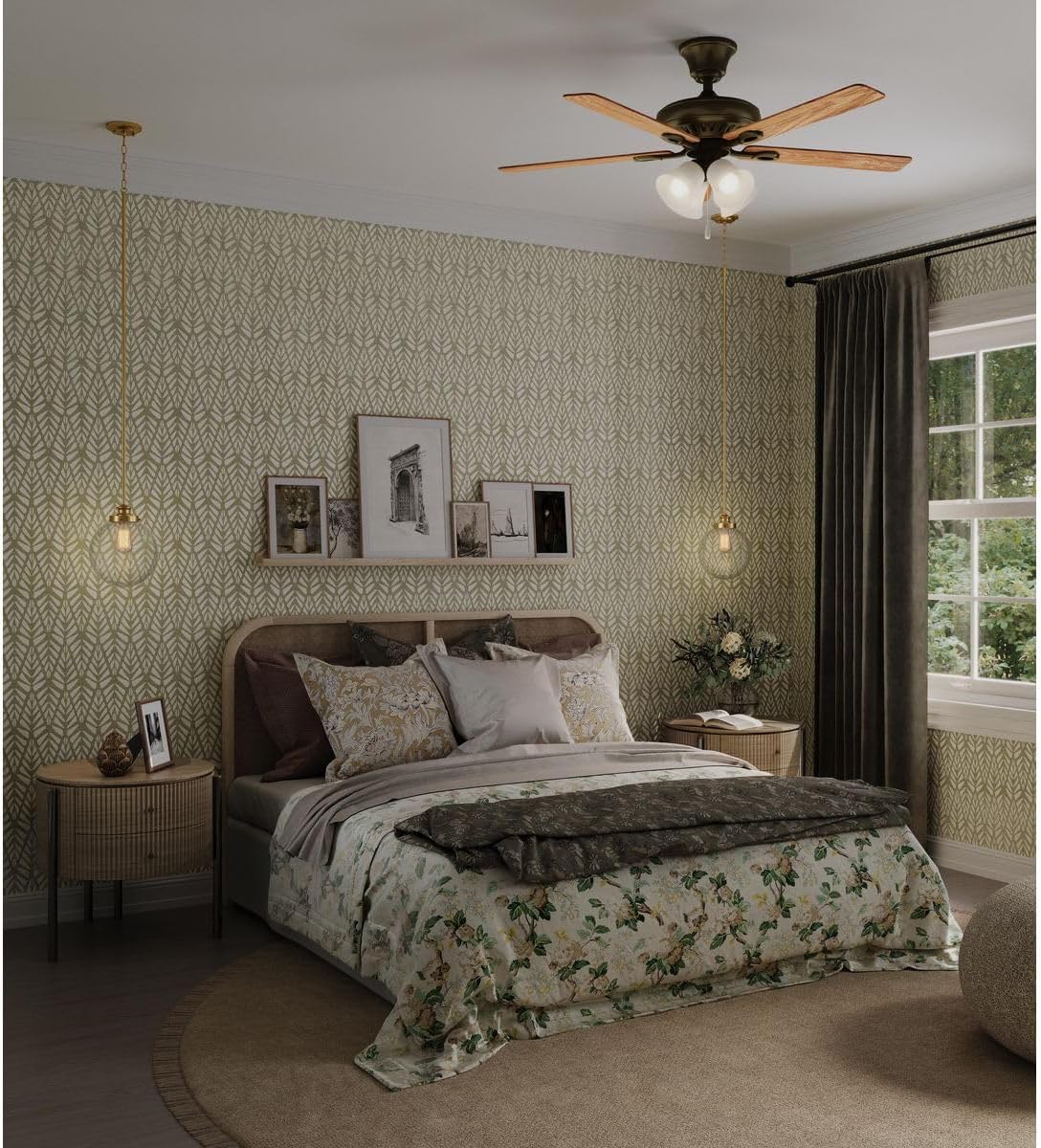 Antique Bronze Ceiling Fan Light Kit