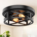 Modern Farmhouse Flush Mount Ceiling Light