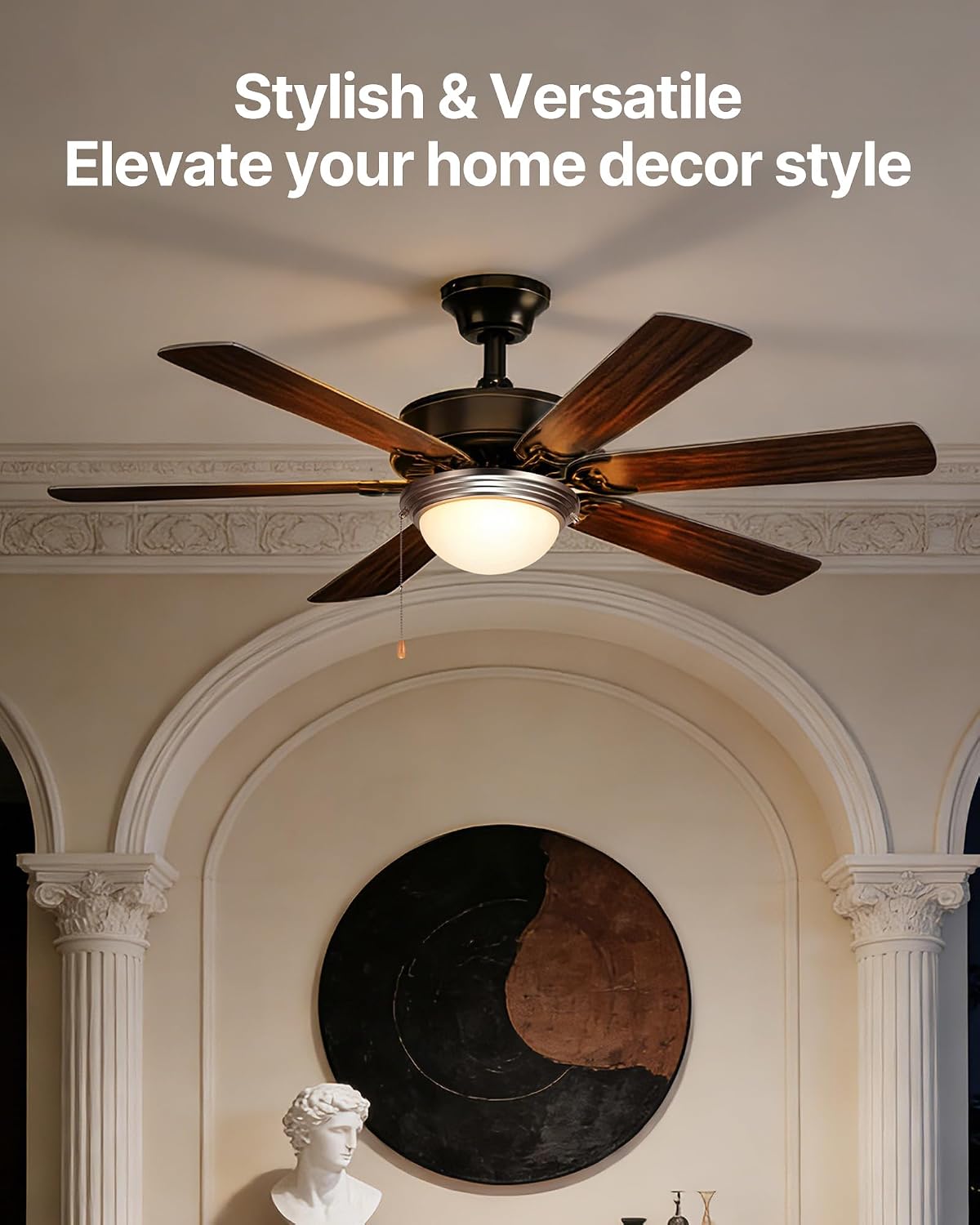 Brushed Nickel Fan Light Replacement Kit